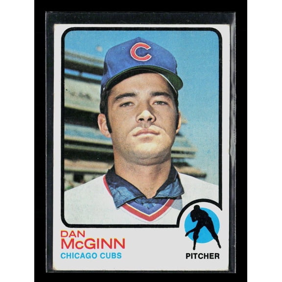 Collectible 1973 Topps Dan McGinn 527 Chicago Cubs Baseball Card Chicago Cubs MLB Baseball Trading Card