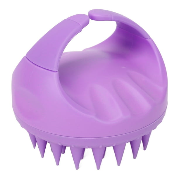 Cepillo de Champú NikouMX Masajeador de Cuero Cabelludo Silicona Compacto