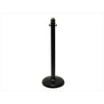 thumbnail image 1 of VIP Crowd Control 1840 14 in. Flat Base Plastic Stanchion - Black, 1 of 1