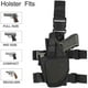 thumbnail image 2 of Tactical Drop Leg Holster Universal Thigh Pistol Holster with Magazine Pouches for Left Handed Airsoft Handgun Pouch Hunting, 2 of 5