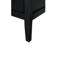 thumbnail image 7 of Modern 3 Drawer Nightstand, Farmhouse Accent Storage Cabinet with Hollow-Carved Drawer Dresser, Storage Chest with Metal Handles for Entryway Living Room Bedroom, 7 of 7