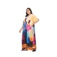 thumbnail image 4 of Oussum Women's Plus Size Kaftans Dresses Polyester Printed Long Caftan Maxi Online, 4 of 8