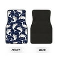 thumbnail image 2 of Pofeuu Angry Shark Print Car Foot Mat Set of 4 Pieces - All-Weather Full Set Floor Mats for Cars Trucks SUVs, 2 of 7