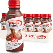 Premier Protein Shake 30g 1g Sugar 24 Vitamins Minerals Nutrients to Support Immune Health 11.5 Pack, Chocolate, 138 Fl Oz, (Pack of 12)