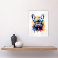 thumbnail image 4 of French Bulldog Lovers Gift Watercolour Pet Portrait Painting Artwork Unframed Wall Art Print Poster Home Decor Premium, 4 of 5