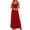AA-Red1233, variant on XIAONU U-Neck Tank Maxi Dress for Women Straight-Fit Tank Maxi Dresses Summer Daily Gown