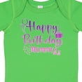 thumbnail image 4 of Inktastic Purple Happy Birthday Mommy Boys or Girls Baby Bodysuit, 4 of 5