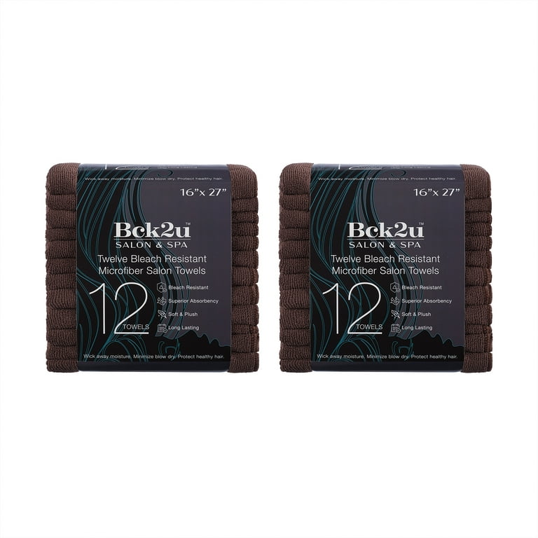 Brown Microfiber Cloth Towel 16 x 16