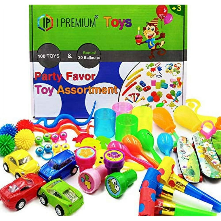 Ip I Premium 120 Pcs Toy Assortment, Party Favors For Kids, Bulk Toys,  Pinata Filler, Goodie Bag Fillers, Treasure Box, Prizes For Classroom