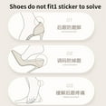 thumbnail image 3 of Hehanda 6 Pairs of Women's High-Heeled Shoes Anti-Abrasion Heel Pad(silicone), 3 of 6
