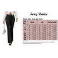 thumbnail image 3 of Sexy dance Women Dress Lounge Pants Business Elastic Waist Casual Stretch Work Trousers Slacks with 4 Pockets, 3 of 7