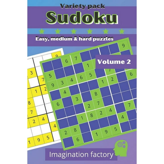 Travel Sudoku Variety Packs. on the Go o Sudoku variety pack. Easy, medium & hard: 100 puzzles. 6x9 travel size. Easy to carry, Book 2, (Paperback)