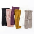 thumbnail image 4 of MXIEZI Newborn Baby Girls Cotton Tights Knit Nine Bottoming Pants Stretch Leggings Thick Kids Girls Fall Capris for 0-6 Years Old, 4 of 9