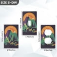thumbnail image 7 of Yayeee Duplex Wall Plate 1-Gang 4.5"x2.7" Home Receptacle Light Switch Decorative Outlet Cover, Abstract Animals, 7 of 7