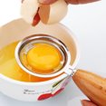thumbnail image 3 of 2PCS Egg Separator Wooden Handle Egg Yolk Separator Cooking Tool Kitchen Gadget, 3 of 8