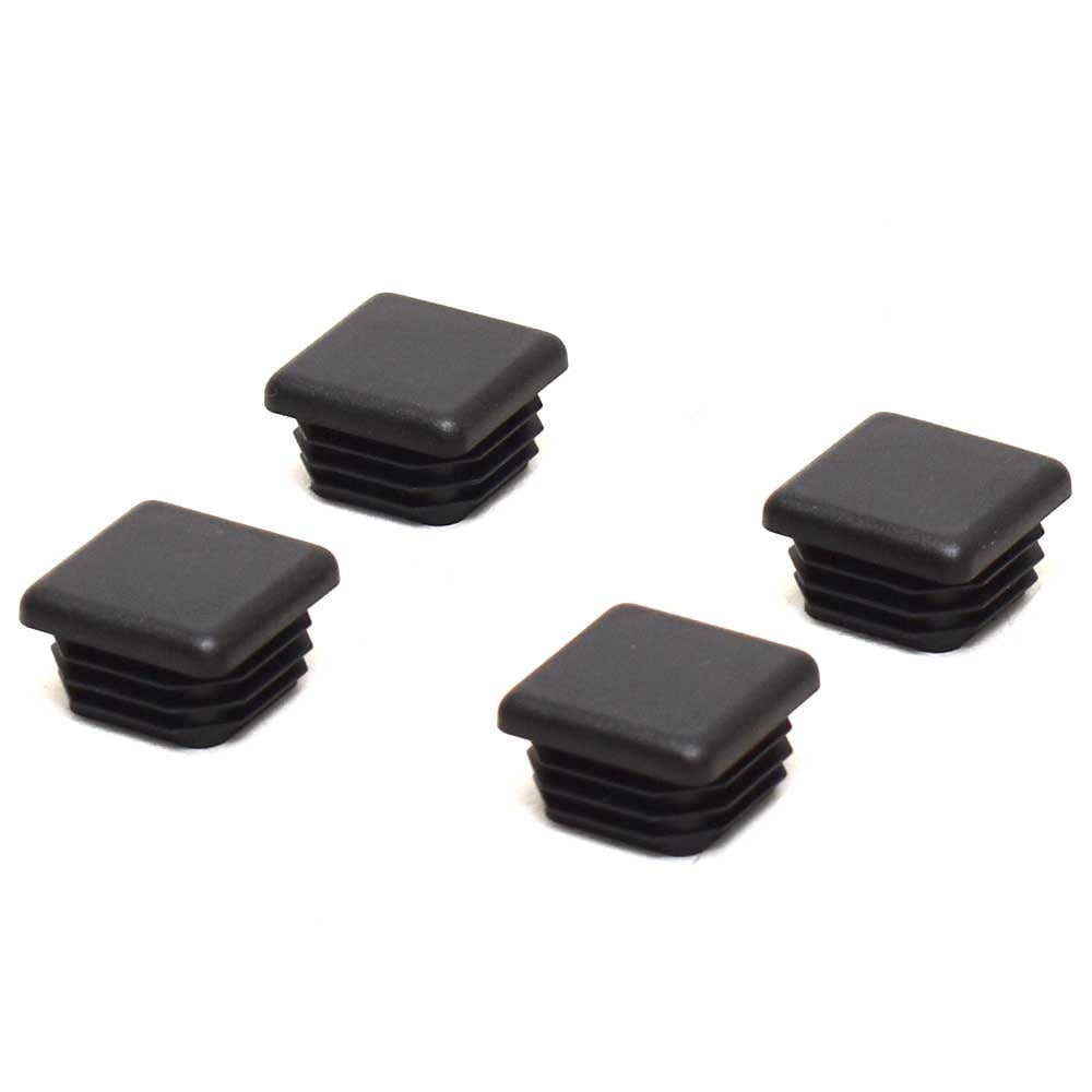 Premier Pontoon Boat Square Plug Caps Rail Tubing 1 inch (Set of 4