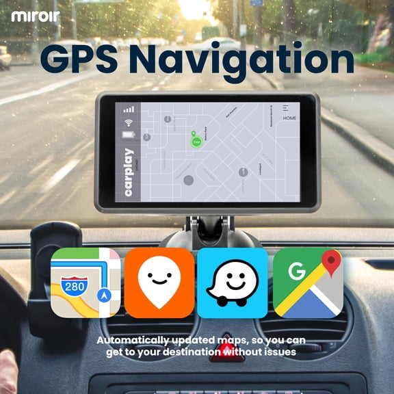 Pre-Owned Miroir Drivvplay, Wireless Car Play and Android Auto Display, 7" Touch Screen