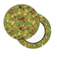 thumbnail image 2 of Kdxio Squirrel And Fox In The Forest Print Stool Covers Round,Stretch Round Bar Stool Covers Washable Bar Stool Cushion Slipcover for 12-15 Inch Chair, 2 of 7