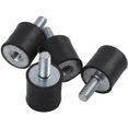 thumbnail image 3 of 4 piezas Aisladores de vibración macho de goma macho Aislamiento 15 mm x 15 mm, 3 of 5
