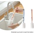 thumbnail image 4 of Jinsinto 2 Pcs Cleaner Brushes Reusable Bottle Brushes Long Handle Feeding Bottle Washing Brushes for Washing Coffee Tea Glass Cup, 4 of 5
