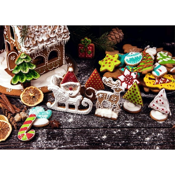 Taladro Diamante Pintura (DF4480) 5D DIY Navidad completa Bordado de punto de cruz (S813) 20X30cm FLhrweasw Nuevo