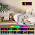thumbnail image 2 of Reloj de pared ANSOPER digital grande de 16,5 pulgadas con 11 colores RGB, 2 of 9