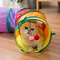 thumbnail image 4 of Rabbit Toys Tunnel Pet Toys Small Animal Activity Tunnels Rabbit Tubes Play Games Dwarf Rabbit Guinea Pigs Foldable Crinkle, 4 of 4