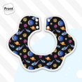 thumbnail image 3 of Hirioo Whales In Space for Baby Cotton Petal Bib Drool Bibs for Baby Boy Unisex, 3 of 9