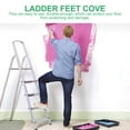 thumbnail image 3 of EIGTHTAIL 2pcs Home Folding Ladder Leg Covers Ladder Non-slip Pad Ladder Rubber Feet Cover, 3 of 6