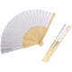 thumbnail image 3 of 10 Pack Handmade Paper Folding Fans Bamboo Hand Held Fan For Gift Party Favors, 3 of 3