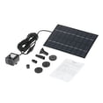 thumbnail image 1 of Solar-Powered Water Pump Kit 9V 1.8W Solar Panel Water Floating Solar Powered Fountain For Bird Bath Pond Garden Water Pump ,Multi-Install Methods, 1 of 7