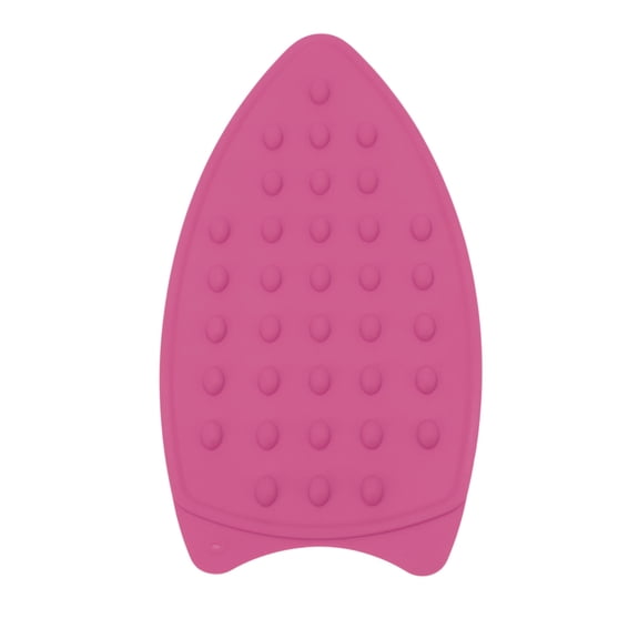 Unique Bargains 1 Pc Iron Rest Pad Durable Electric Iron Stand With Hanging Hole Iron Protector Mat Rose Red