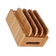 thumbnail image 3 of Wooden Charging Station USB Cable Organizer Stand Compatible with Phone Tablet, 3 of 4