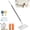 1 Mop, variant on Hands-Free Multi-Purpose Flat Mop, 40" Lazy Cleaning Mops with One-Click Cloth Attachment, Locking Swivel Head, 10 Reusable Pads