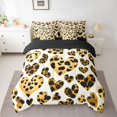 thumbnail image 2 of Castle Fairy Boys Girls Cheetah Print Love Heart Bedding Comforter Set 7pcs,Happy Valentine's Day Queen Bedding Sets Super Cozy,Romantic Lover Couple Queen Sheet Sets,Luxury Bedroom Decor,Reversible, 2 of 8