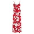 thumbnail image 5 of Rutainlusire Women's Summer Vacation Jumpsuits with Pockets Sleeveless Loose Fit Printed Spaghetti Strap Jumpsuits, 5 of 5