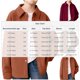 thumbnail image 3 of Chaqueta y abrigo informal de manga larga sin capucha CUHK para niños, camisa de pana, chaqueta con capucha abotonada, chaqueta de moda, top deportivo informal, top de poliéster para niños, 3 of 6