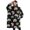 Neon Controllers Games, variant on Oversized Wearable Blanket Hoodie,Neon Controllers Games Icons Black Pattern Sherpa Blanket Hoodie with Super Pockets,Super Warm Fuzzy Pullover for Women & Men