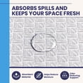 thumbnail image 5 of TidyUps Shelf Liner, Crosshatch, 10.75 x 6 in, Non-Slip Drawer and Cabinet Liner, 2 Pack, 5 of 8