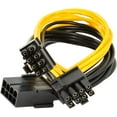 thumbnail image 2 of Paquete de 5 tarjetas gráficas de 8 pines, fuente de alimentación de 1 punto 2, fuente de alimentación de línea de 8 pines, un punto, dos, Cable adaptador 8P a doble 8P, 6 + 2, uno para dos, 2 of 2