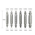 thumbnail image 2 of 6 piezas Juego de brocas Broca de cabeza rota Herramienta de extracción de tornillos Perno Carevas Extractor de tornillos, 2 of 7