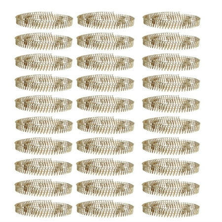 

ALL-CARB 3600Pcs 7/8 ×0.12 Smooth Galvanized Shank Coil Roofing Nails 15 Degree