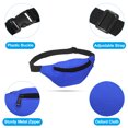 thumbnail image 3 of Uxcell 80s Fanny Pack for Women Waist Bag 90s Fanny Pack Sky Blue, 3 of 8