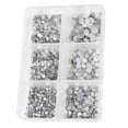 thumbnail image 2 of FcBaudy Press on Nails, False nail, Gifts for Women New Champagne 6 Nail Jewelry With Diamond Nail Nail Flat Mixed Color Point drill, 2 of 2