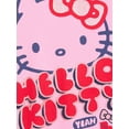 thumbnail image 4 of Hello Kitty Girls Oversized Graphic Crewneck Sweatshirt, Sizes 4-12, 4 of 10