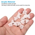 thumbnail image 3 of Uxcell 100 Pcs Acrylic Frosted Flower Beads Trumpet Flower Beads, White, 3 of 6
