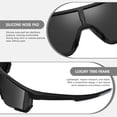 thumbnail image 6 of Joopin Sports Sunglasses Men Women Polarized Wrap Around Sun Glasses UV400 Protection Shades Sunnies(Black), 6 of 8