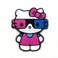 thumbnail image 1 of Dijes de cocodrilo de dibujos animados de Hello Kitty, hebilla de zapato de recuerdo de PVC, accesorios de decoración, regalos de x-mas para niñas, venta única, 1 ud., 1 of 4