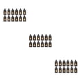 thumbnail image 3 of Transemion 2x Black Stylish And Small Decorative Lanterns For Delightful Home Décor Flickering Candlelight black-12PCS 3Set, 3 of 6