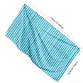 thumbnail image 3 of HOZVOMI Striped Beach Towel Fast Dry Microfiber Polyester Travel Towel Sand Repellent Versatile Use for Beach Swimming Camping, 3 of 5